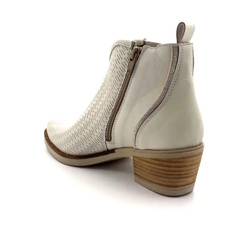 MKD Arige Crema Pelle Ivoire Chaussures