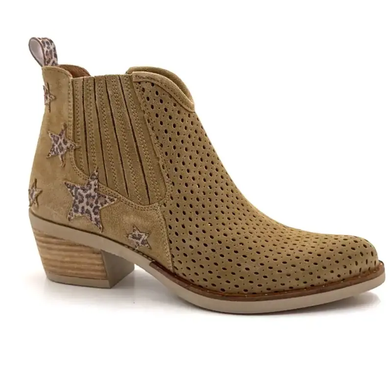 MKD Aria Suede Nocciola Ivoire Chaussures