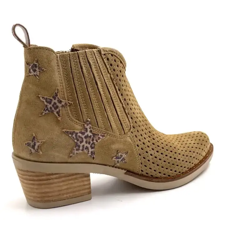 MKD Aria Daim Noisette Ivoire Chaussures