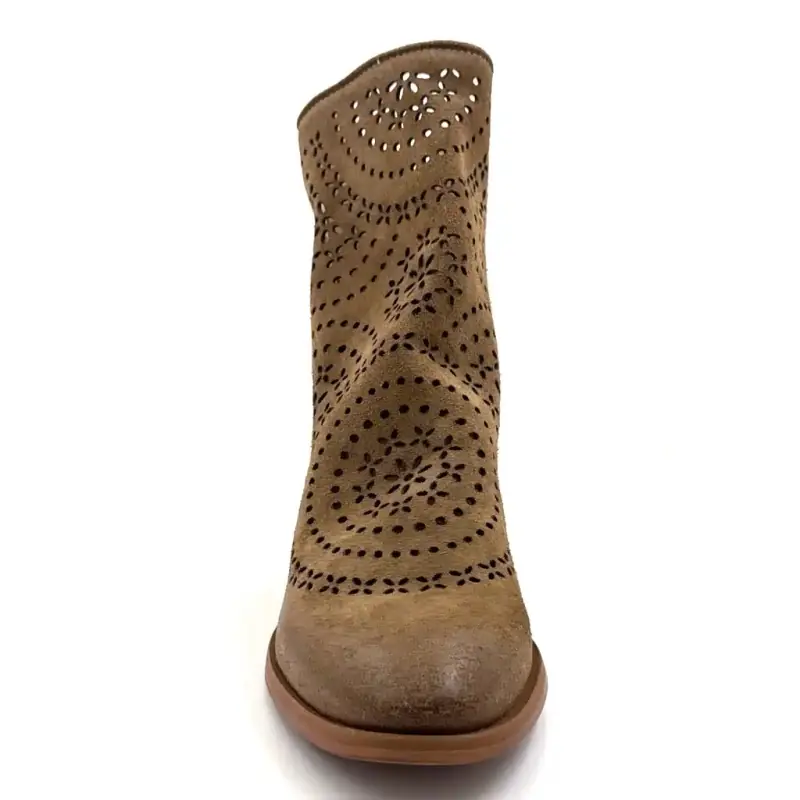 Metisse Tc2409 Brun Ruskind Ivoire Chaussures