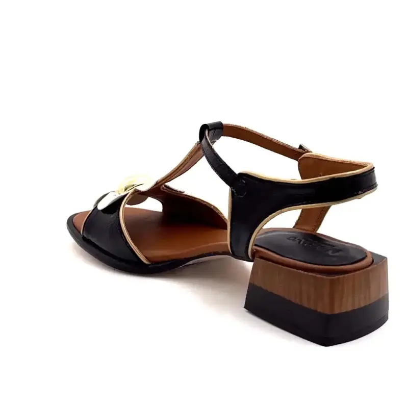 Nemonic 2513 Charol Negro y Crema Ivoire Chaussures