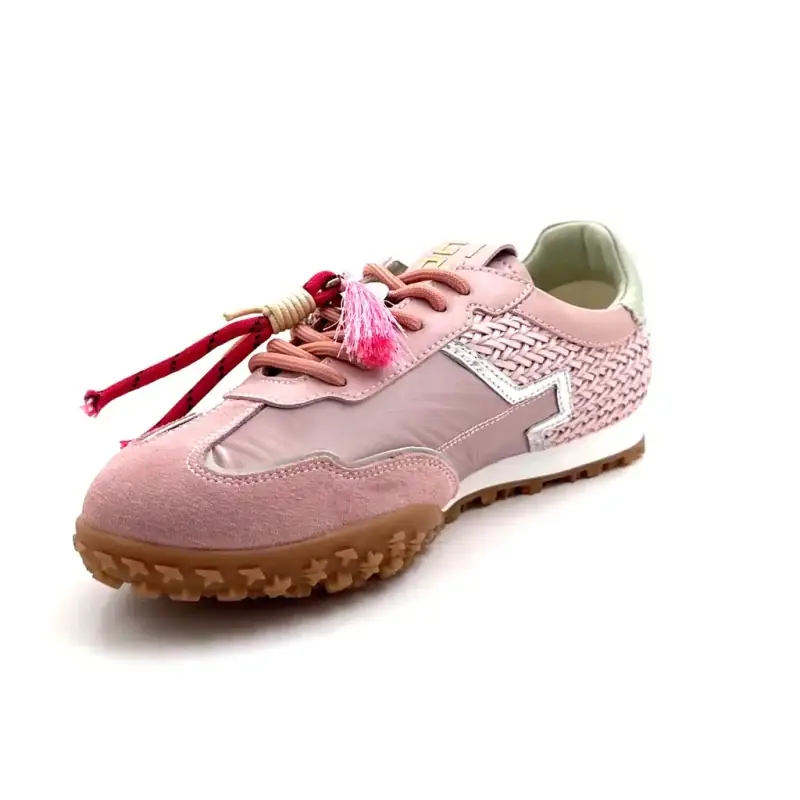 GIO+ Cielo 02 Läder & Mocka Rosa Ivoire Chaussures