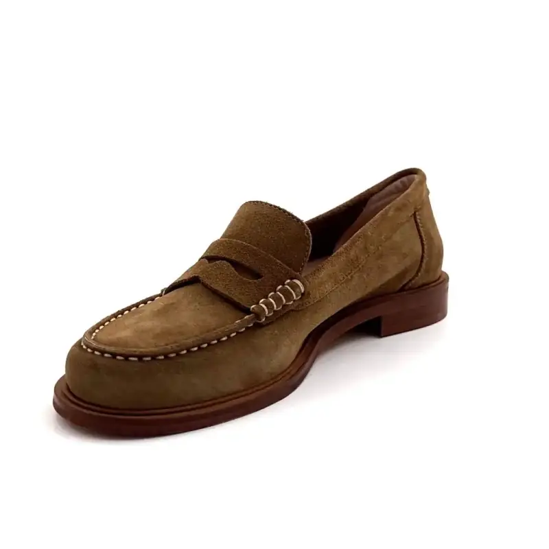 Ivoire Elsa N252 σε καφέ σουέτ χρώμα Ivoire Chaussures