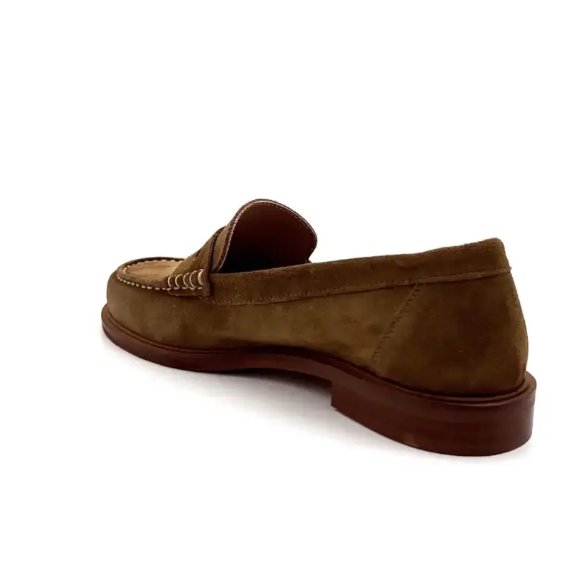 Ivoire Elsa N252 i brunt semsket skinn Ivoire Chaussures