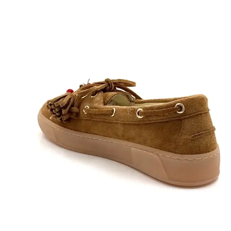 GIO+ Moka00 Barna velúr Ivoire Chaussures