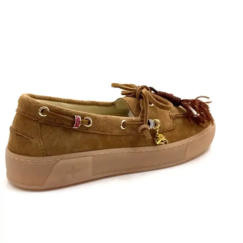 GIO+ Moka00 Brun Semsket Skinn Ivoire Chaussures