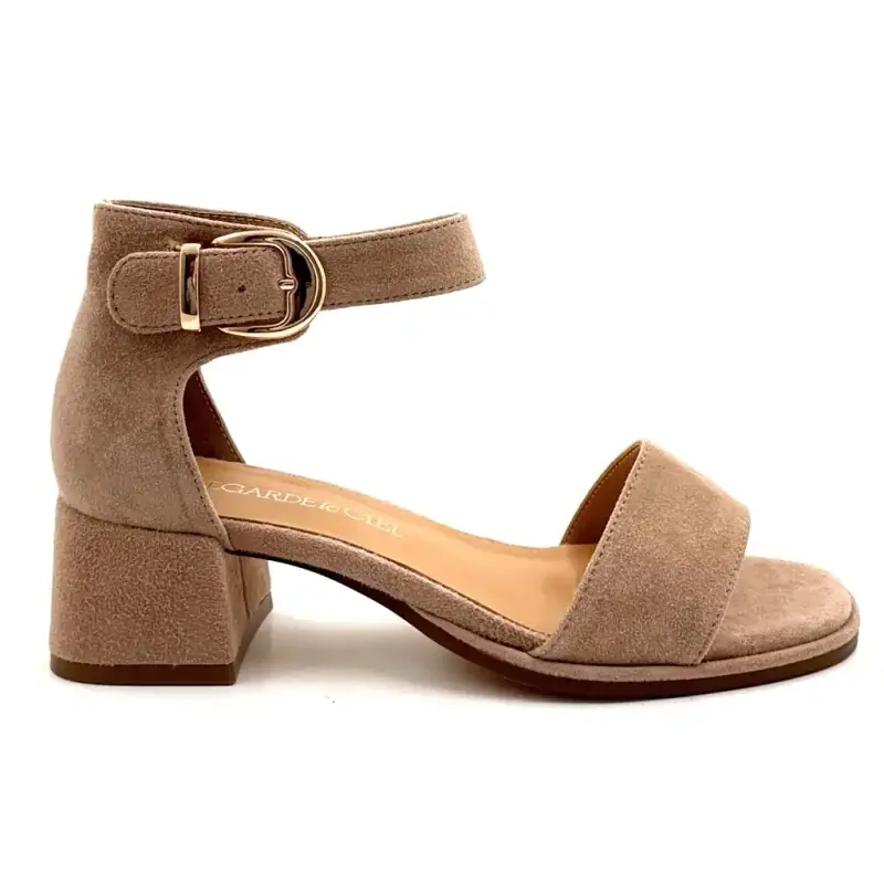 Nézd meg az eget Nory01 bézs velúr Ivoire Chaussures