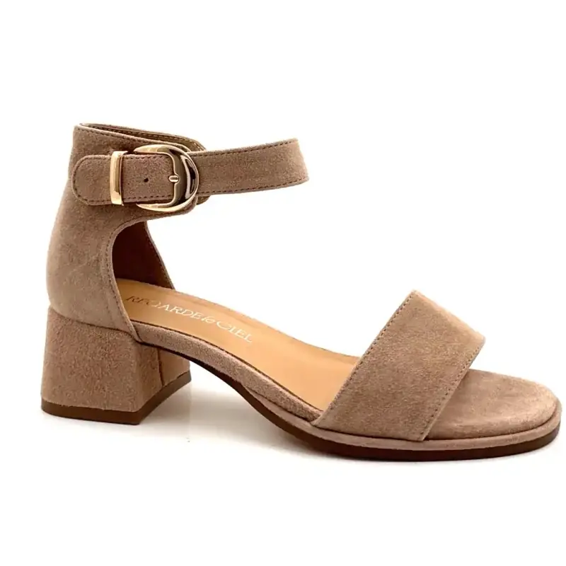 Nézd meg az eget Nory01 bézs velúr Ivoire Chaussures