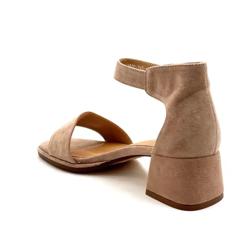 Se på himmelen Nory01 Beige semsket skinn Ivoire Chaussures