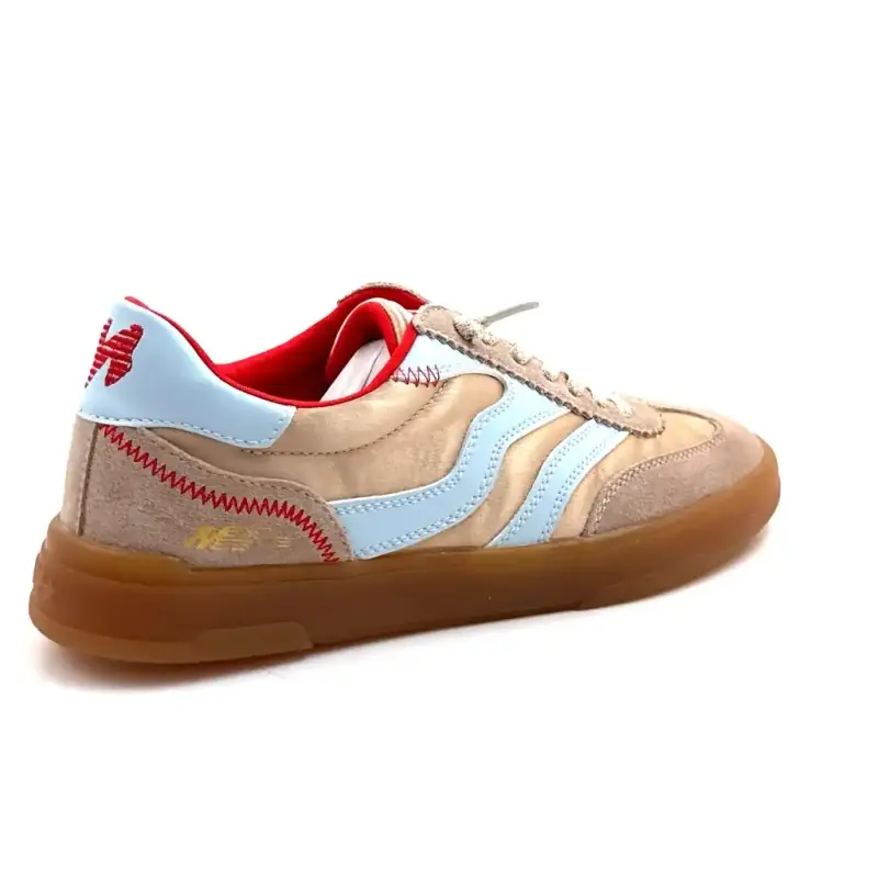 MRP Mrp22 Daim & Textile Beige Cuir Bleu Ivoire Chaussures