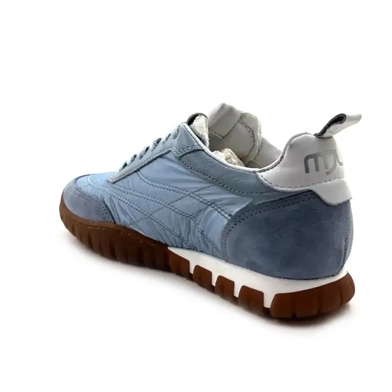 Mjus N06101 201 002 Himmelblå ruskind Ivoire Chaussures