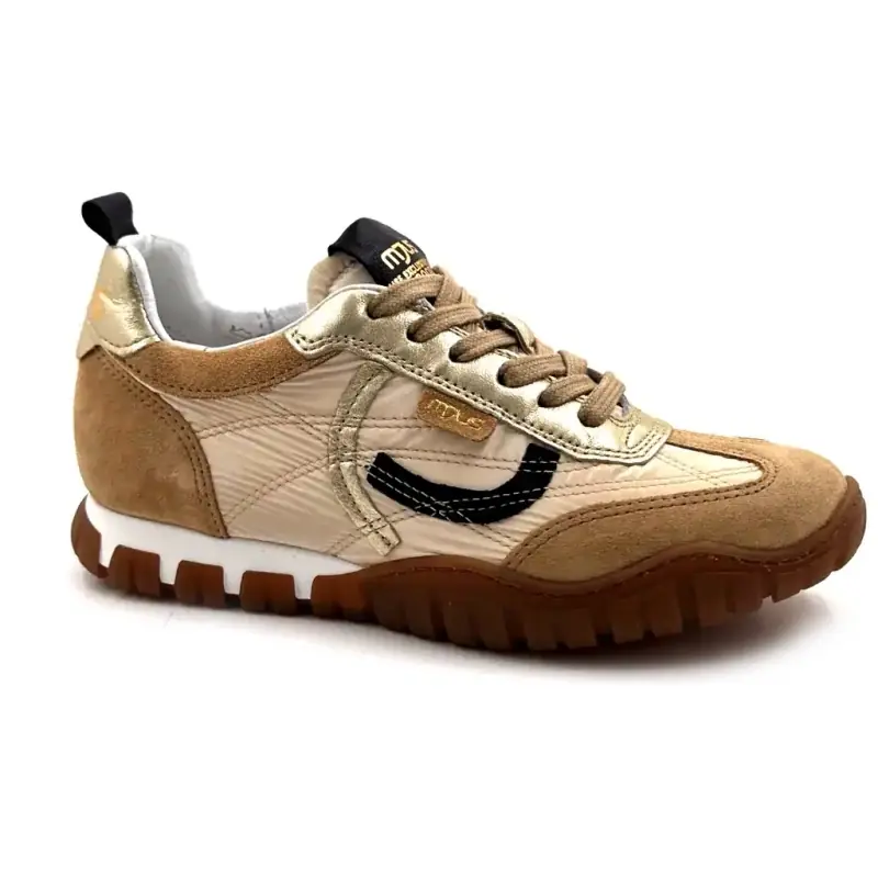 Mjus N06107 101 0001 Daim Noisette Ivoire Chaussures