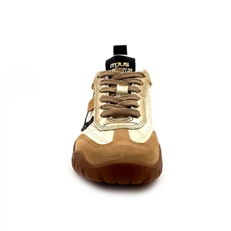 Mjus N06107 101 0001 Daim Noisette Ivoire Chaussures