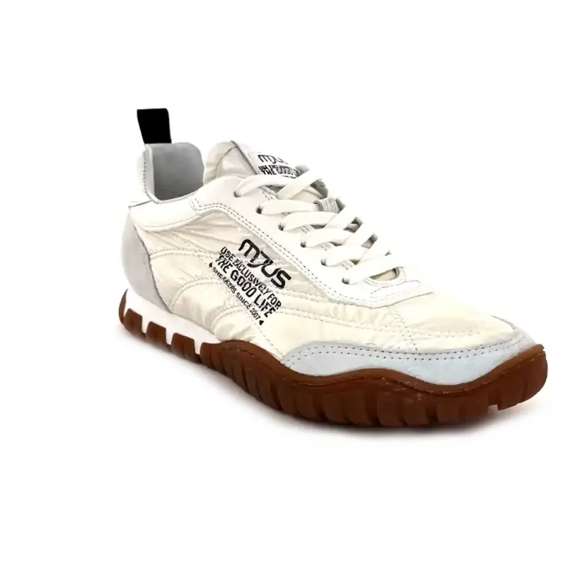 Mjus N06101 101 0001 Wit suède en leer Ivoire Chaussures