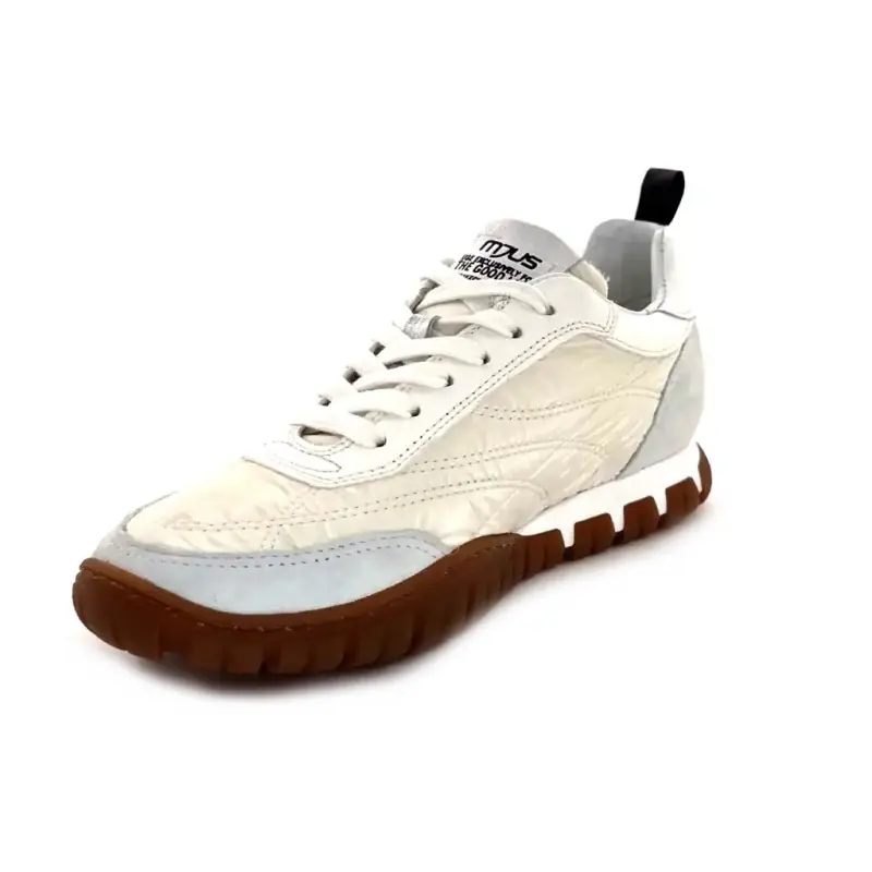 Mjus N06101 101 0001 Weißes Wildleder & Leder Ivoire Chaussures