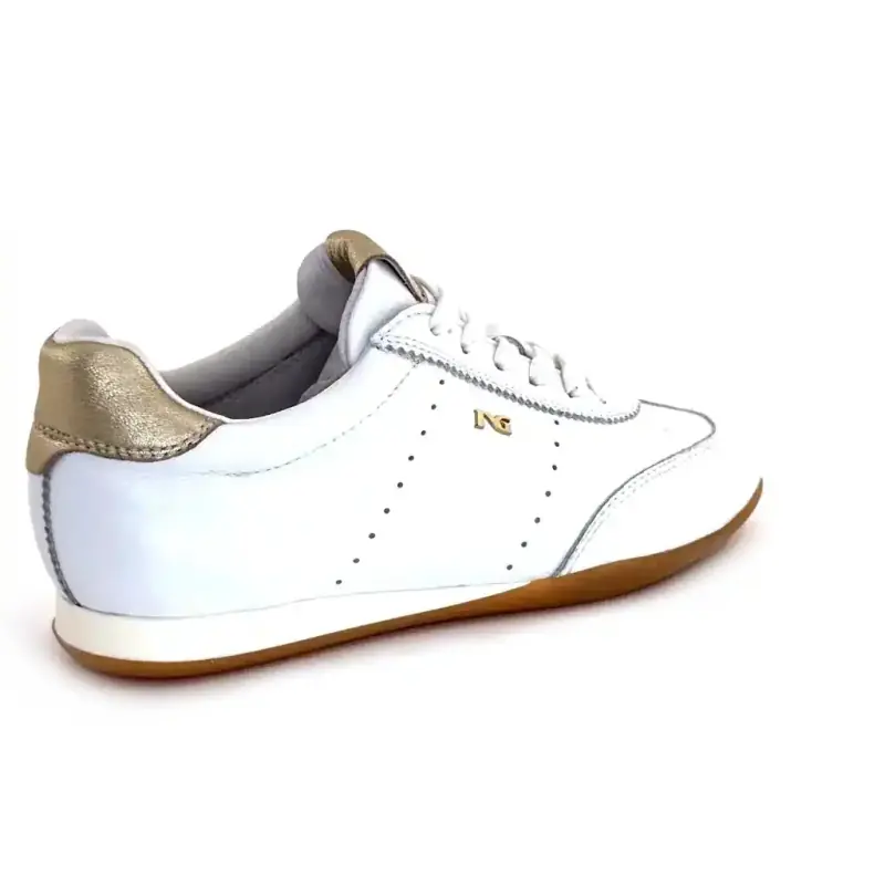 Nero Giardini 615142 D707 Biała Skóra Ivoire Chaussures