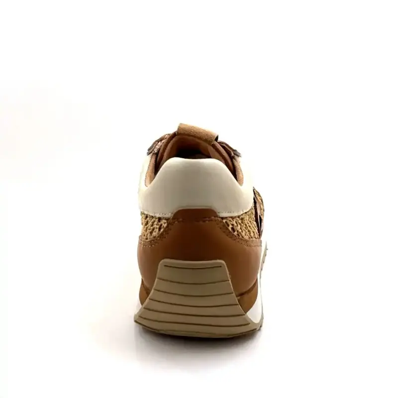 Softwaves 9.32.29 Läder & Textil Camel Ivoire Chaussures