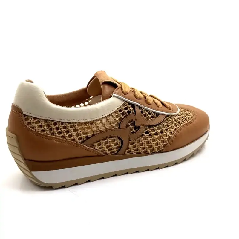 Softwaves 9.32.29 Bőr és textil teve Ivoire Chaussures