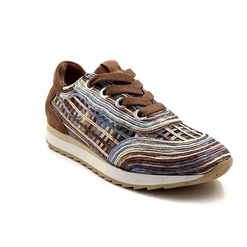 Softwaves 9.32.30 Skinn og tekstil Brun og flerfarget Ivoire Chaussures