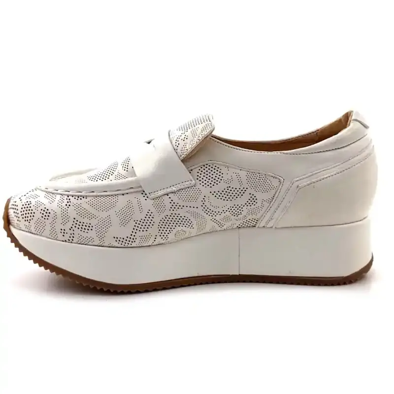 Softwaves 9.33.01 Weißes Leder Ivoire Chaussures