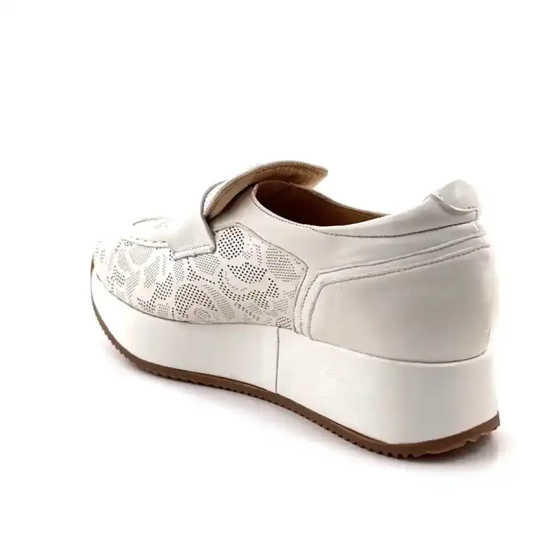 Softwaves 9.33.01 Biała skóra Ivoire Chaussures