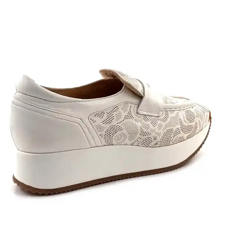 Softwaves 9.33.01 Hvitt skinn Ivoire Chaussures