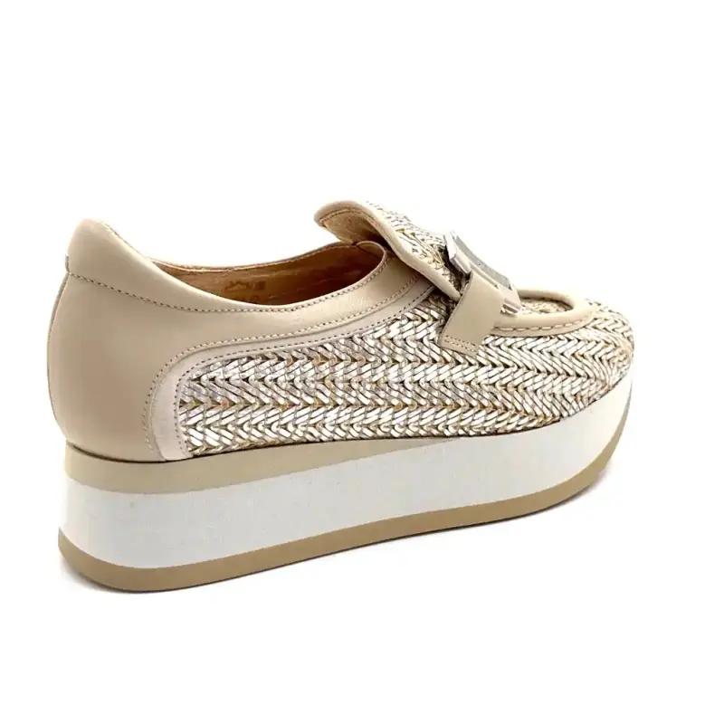 Softwaves 7.78.136 Leder Beige Gold Ivoire Chaussures
