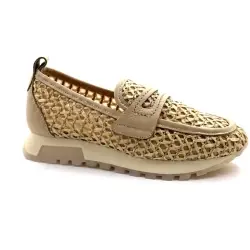 Hispanitas Zapatillas 264658 C004 Rafia & Piel Beige %price%