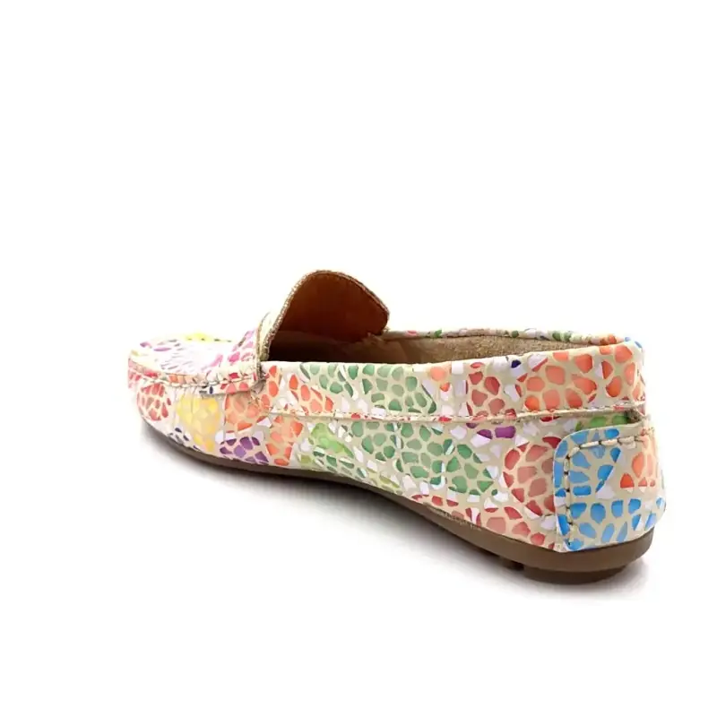 Ivoire 10322 Anilina Masai Beige & Multicolor Leer Ivoire Chaussures