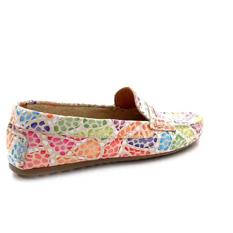 Ivoire 10322 Anilina Masai bézs és többszínű bőr Ivoire Chaussures