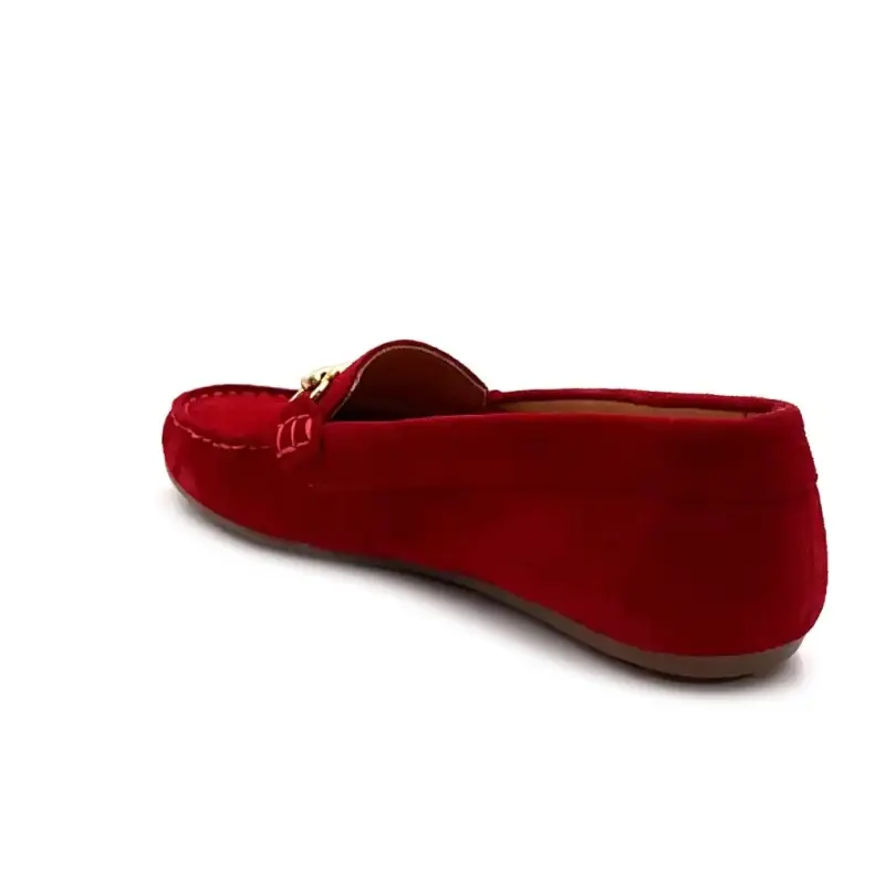 Ivoire 13576 Camurça Red Suede Ivoire Chaussures