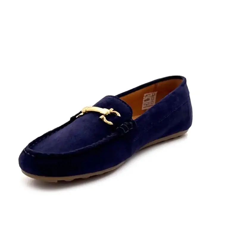 Ivoire 13576 Camurça semsket Navy Ivoire Chaussures