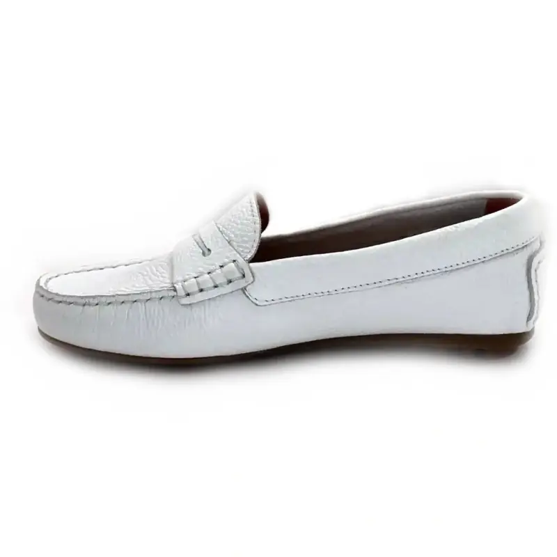 Ivoire 10322 Anilina Cuir grainée Blanc Ivoire Chaussures