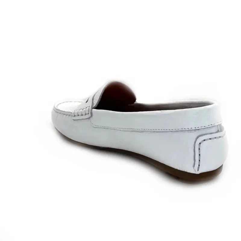 Ivoire 10322 Anilina szemcsés bőr fehér Ivoire Chaussures