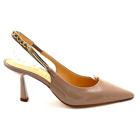Chantal 3147 Lia Beige Slingback Pumps i Lackskinn 225,00&nbsp;€