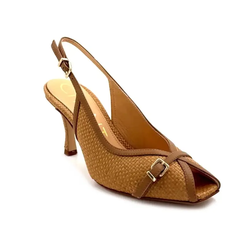 Σαντάλ 3121-440 Ραφία Καμήλα Ivoire Chaussures