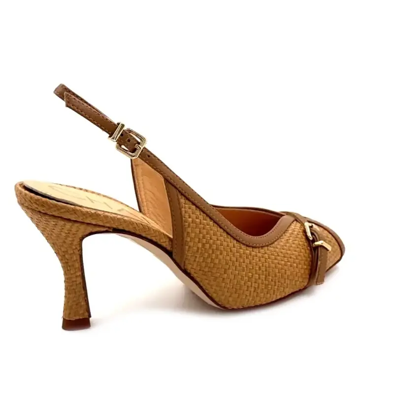 Σαντάλ 3121-440 Ραφία Καμήλα Ivoire Chaussures