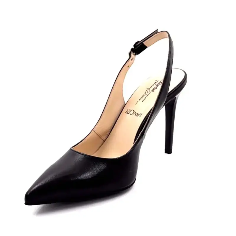 Nero Giardini 307040de 100 Piele Neagra Ivoire Chaussures