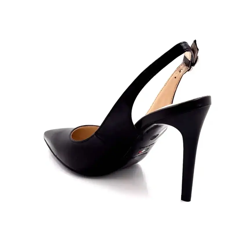 Nero Giardini 307040de 100 Black Leather Ivoire Chaussures