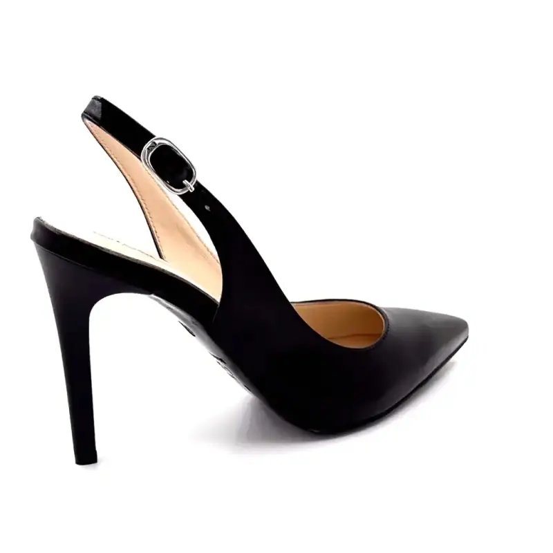 Nero Giardini 307040de 100 svart skinn Ivoire Chaussures