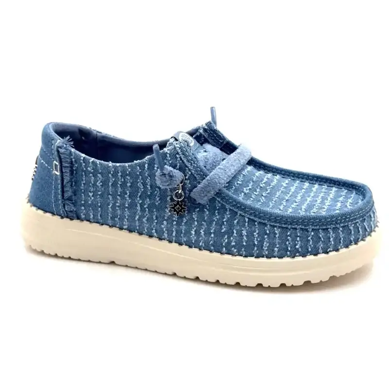 Jeans Heydude 45203 Wendy in tessuto blu Ivoire Chaussures