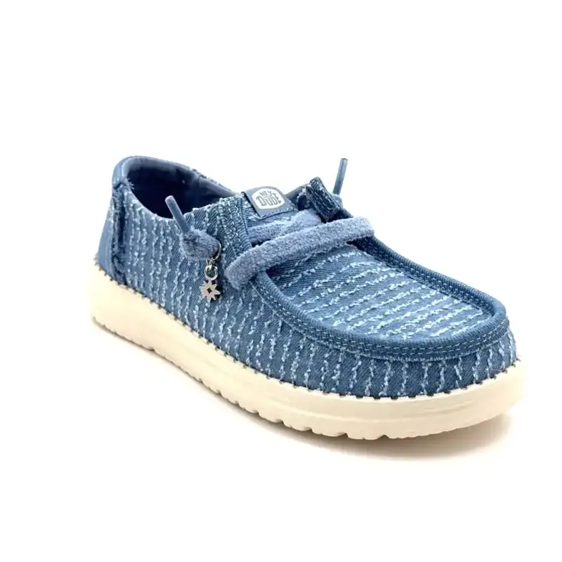Heydude 45203 Wendy Textile Blue Jeans Ivoire Chaussures