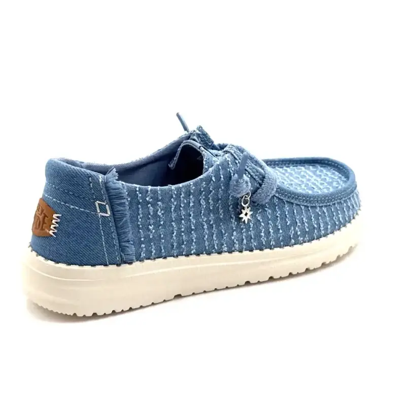Blugi textili albaștri Heydude 45203 Wendy Ivoire Chaussures