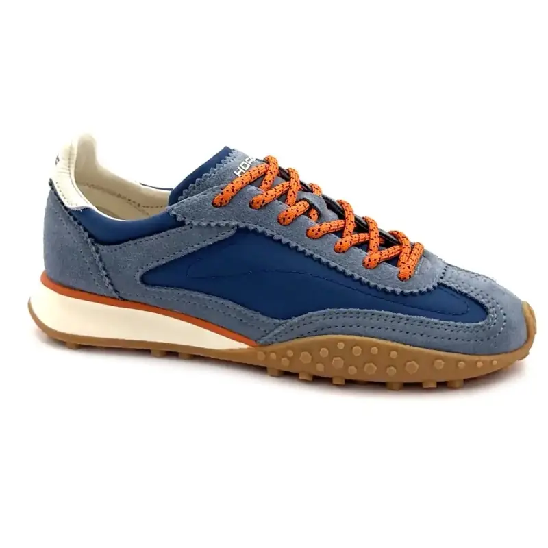 Hoff Bridge mkii Leather & Textile Blue Ivoire Chaussures