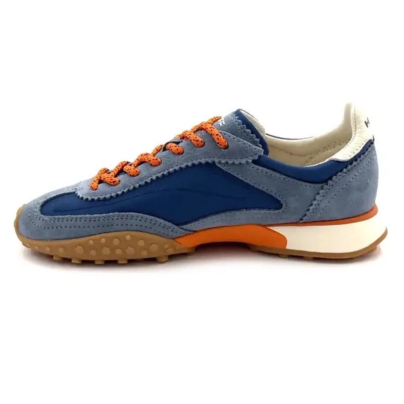 Hoff Bridge mkii Piele și material textil albastru Ivoire Chaussures