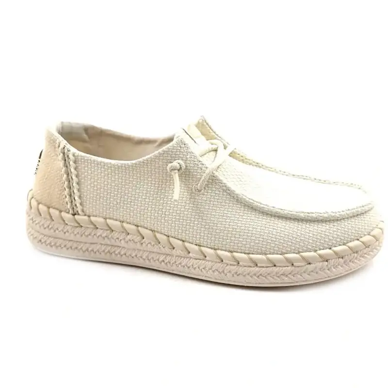 Heydude 41878 Wendy Tekstil Hvit Ivoire Chaussures