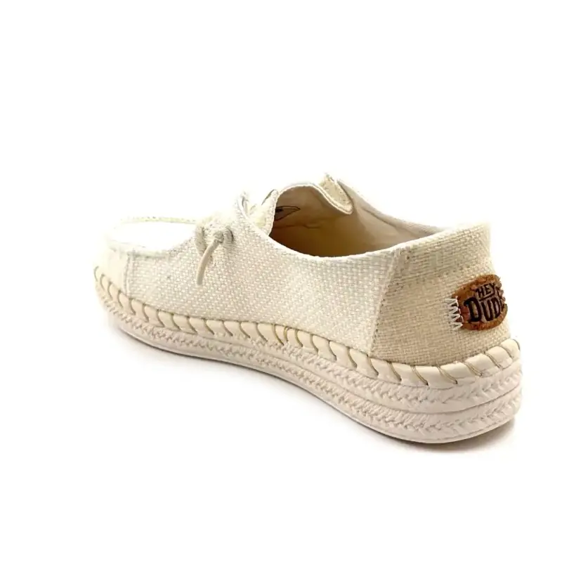 Heydude 41878 Wendy Textile Weiß Ivoire Chaussures