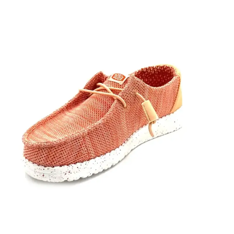 Heydude 41878 Wendy Textile Pèche Ivoire Chaussures