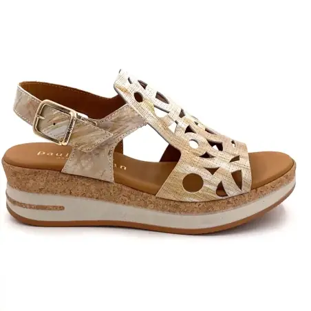 Paula Urban Ékszandál 35-2010 Bézs Természetes Bőr 129,00&nbsp;€