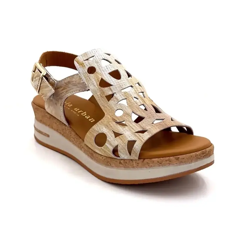 Paula Urban 35-2010 Naturbeiges Leder Ivoire Chaussures